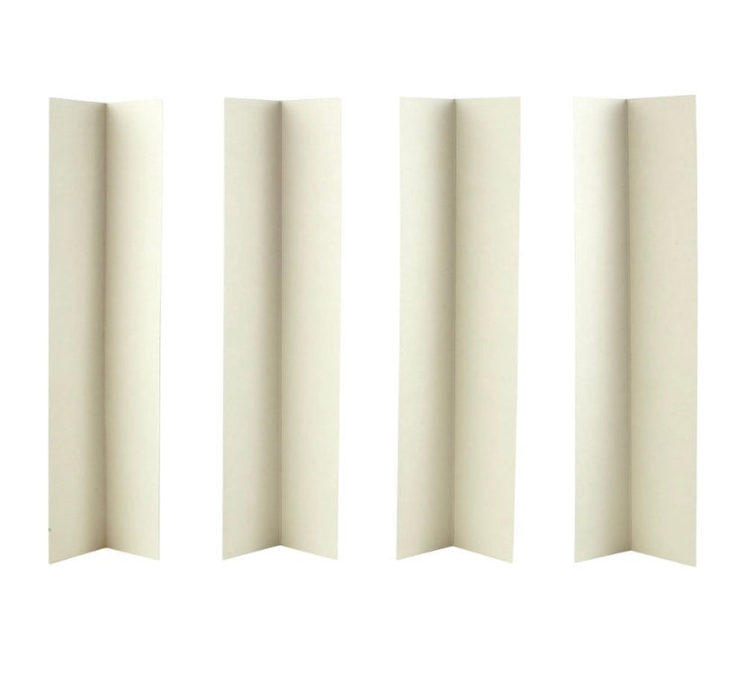12 inch White Cake Box Extension Corners - thecakeboxes