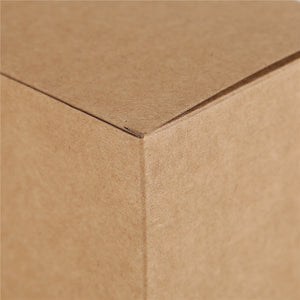 Kraft/White Single Cupcake Boxes - thecakeboxes
