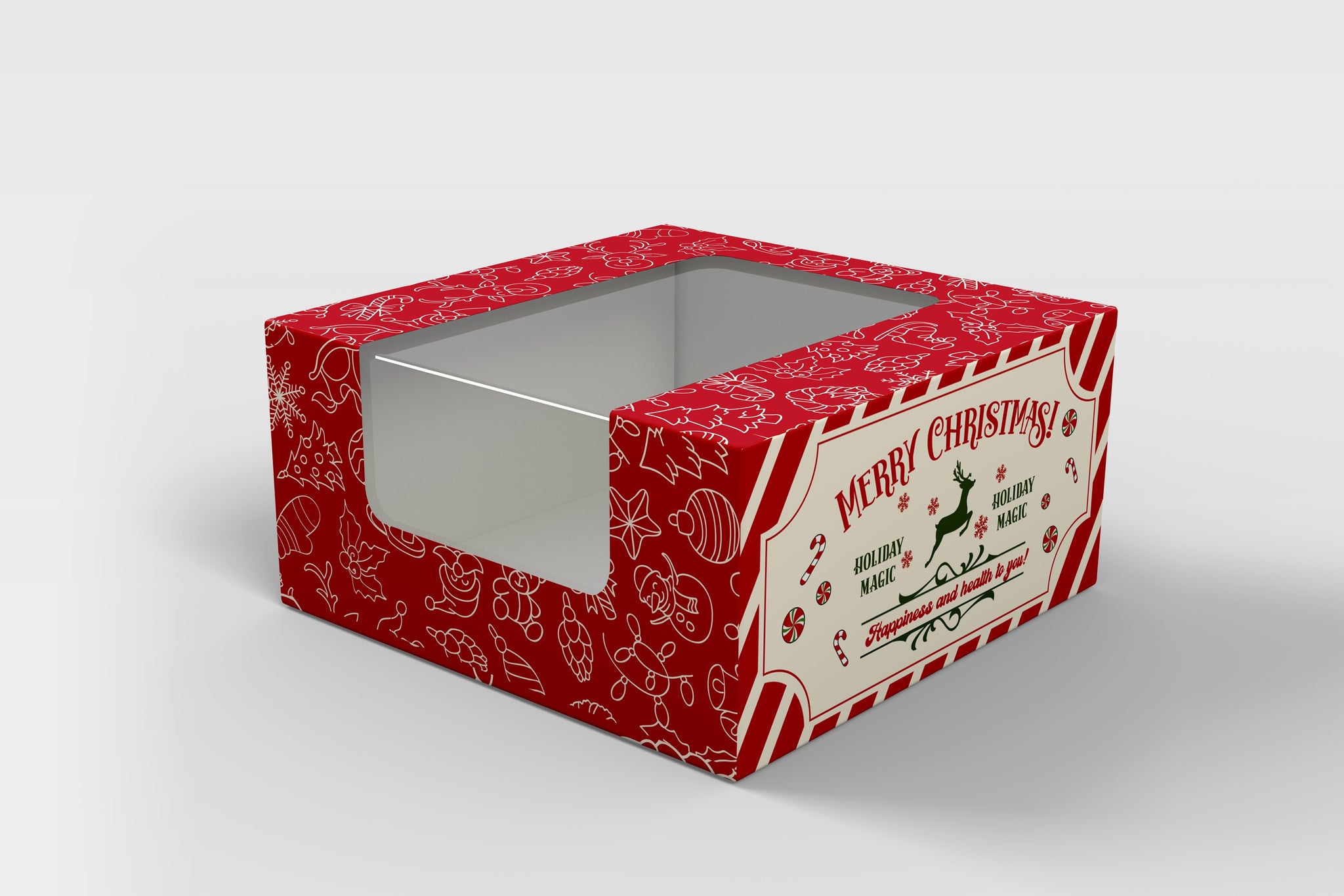 Perfect Packaging: 8-Inch Christmas Cake Boxes to Elevate Your Holiday Treats!