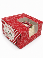 8x8x4 inch Christmas Cake Boxes - Thecakeboxes