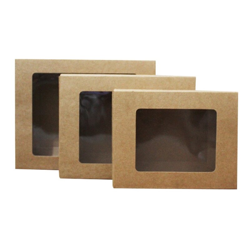 Kraft Cake Boxes with Window - thecakeboxes