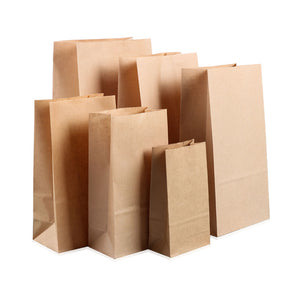 Brown Kraft Paper Bags - thecakeboxes