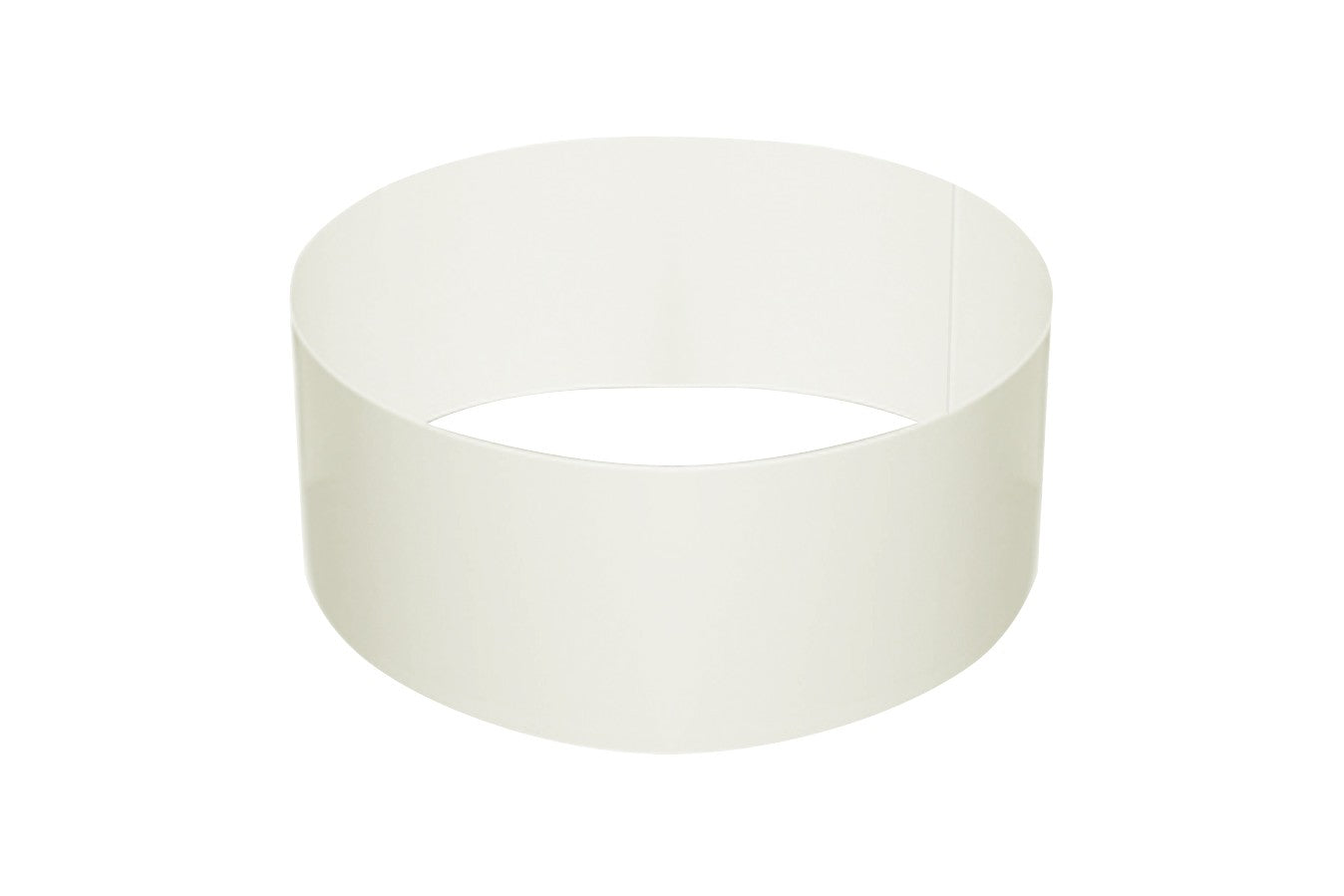 500 x White Card Cake Collar 86mm x 940mm - thecakeboxes