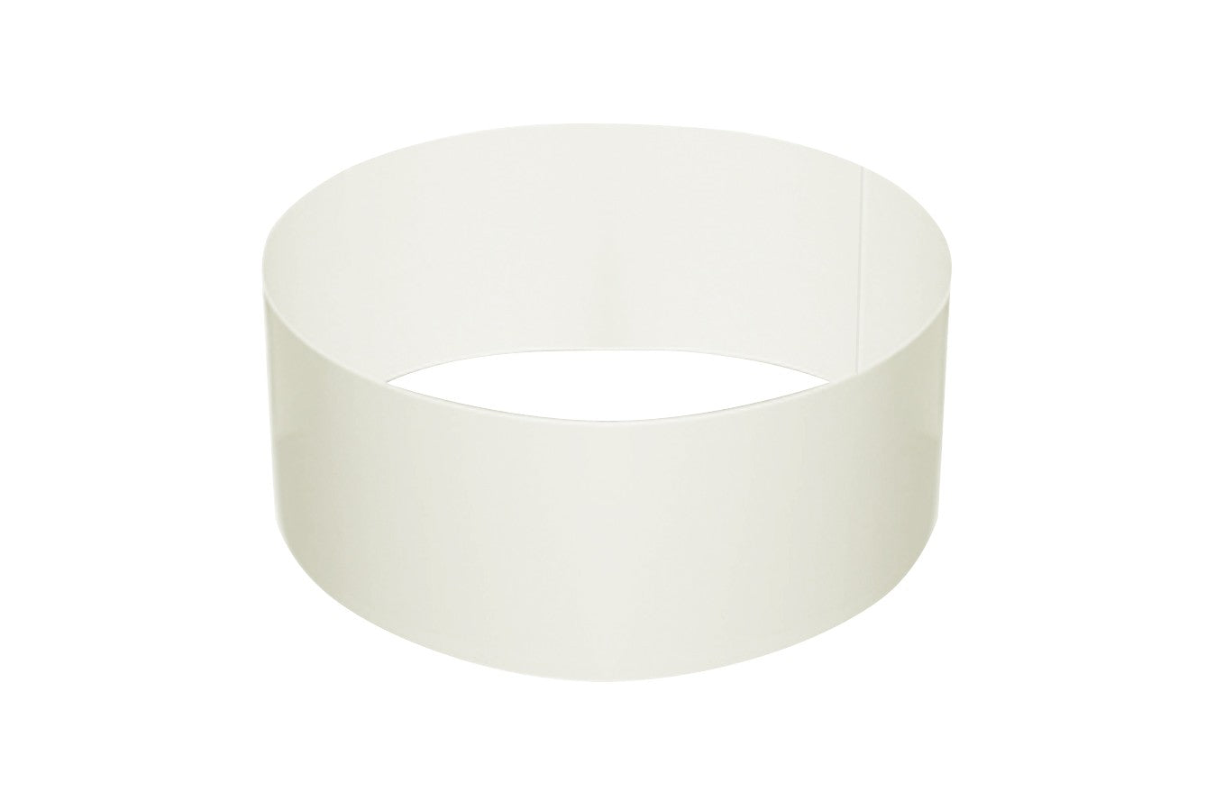 500 x White Card Cake Collar 86mm x 940mm - thecakeboxes