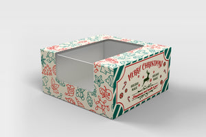 8 inch Christmas Cake Boxes - thecakeboxes