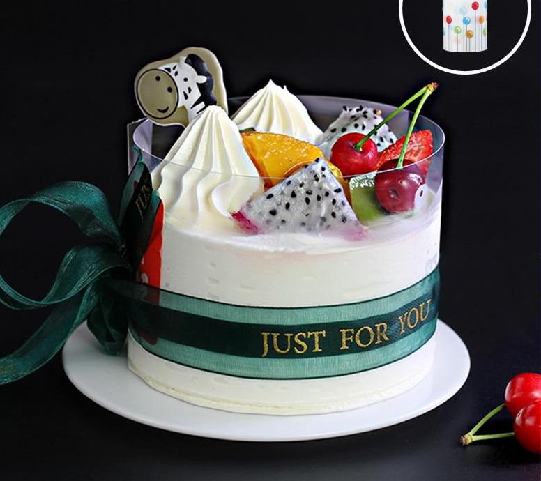 6/8/10cm Transparent Cake Rim - thecakeboxes