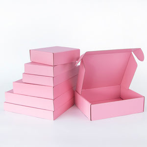 Custom Pink Corrugated Cake, Cookies, Brownie Box - thecakeboxes