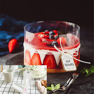 6/8/10cm Transparent Cake Rim - thecakeboxes
