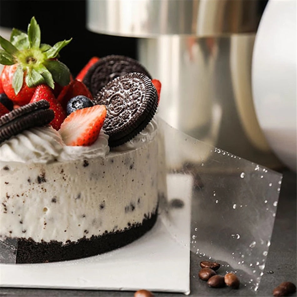 6/8/10cm Transparent Cake Rim - thecakeboxes