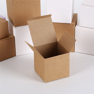 Kraft/White Single Cupcake Boxes - thecakeboxes