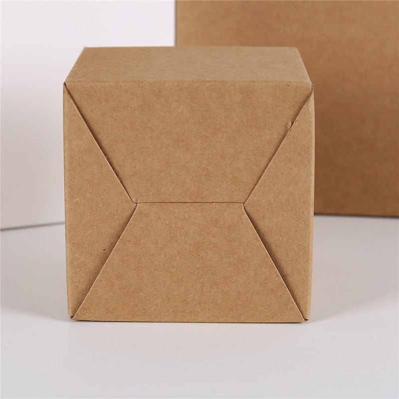 Kraft/White Single Cupcake Boxes - thecakeboxes