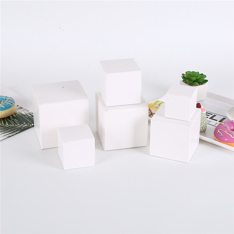 Kraft/White Single Cupcake Boxes - thecakeboxes