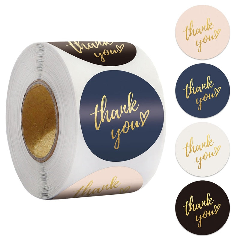 Thank You Stickers - thecakeboxes