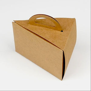 Single Cake Slice Boxes with Handle - thecakeboxes
